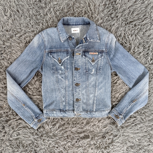 Hudson Jeans Jackets & Blazers - 𝅺Hudson Jeans Women's Jean Jacket Stretch Medium Wash XS